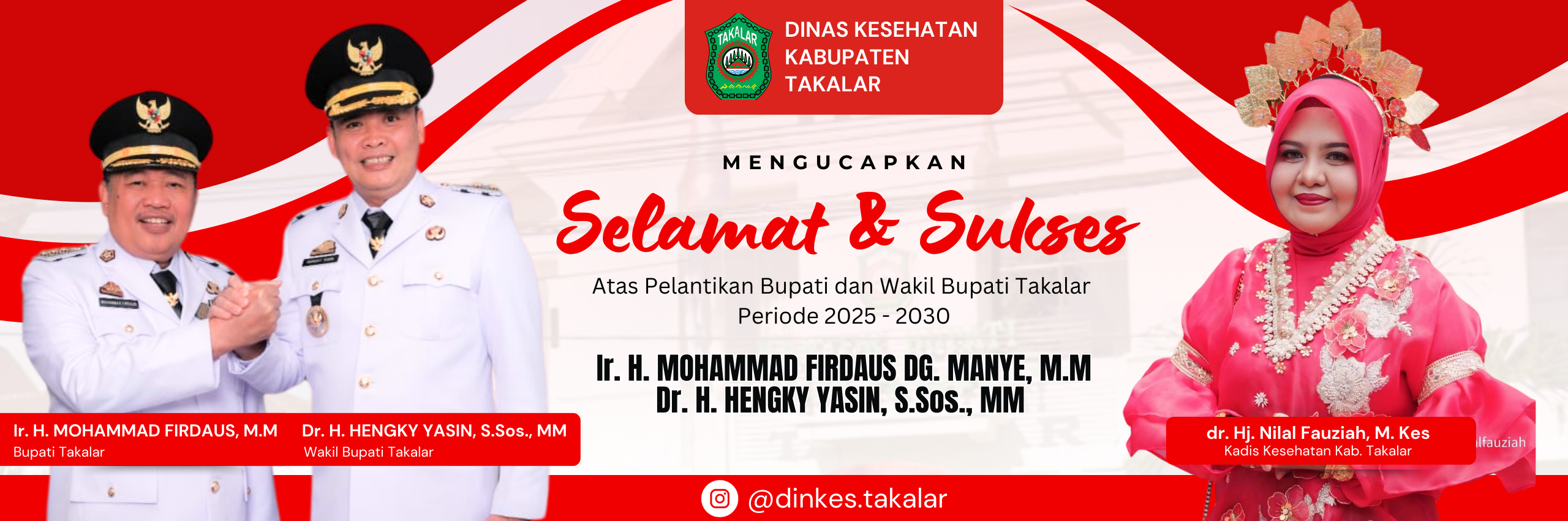 Pelantikan Bupati dan Wakil Bupati Takalar Periode 2025-2030