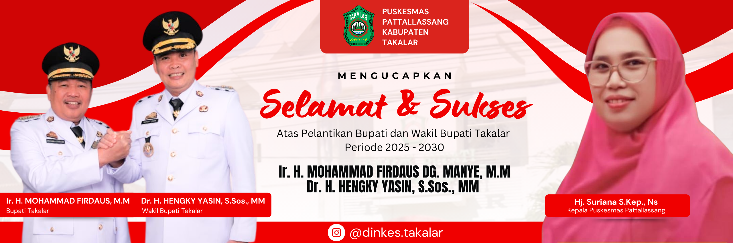 Pelantikan Bupati dan Wakil Bupati Takalar Periode 2025-2030