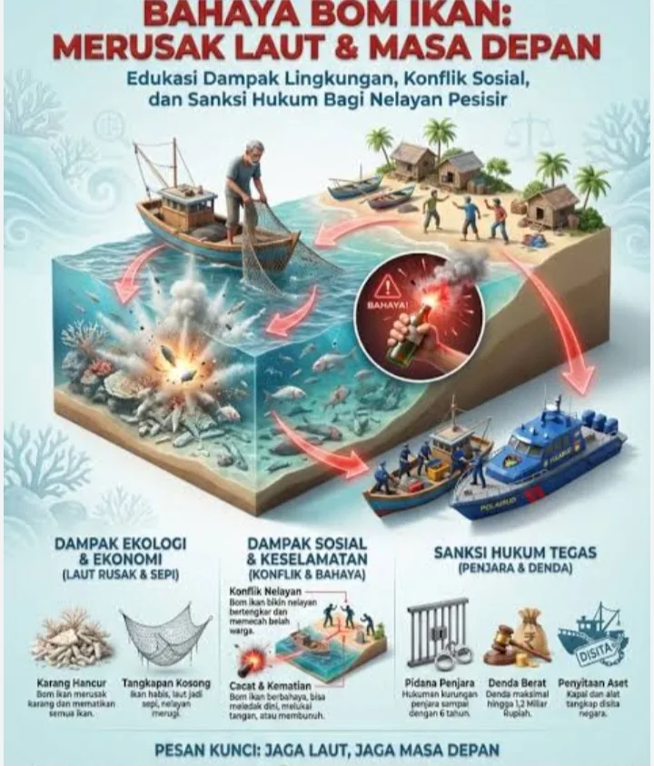 Diduga Bom Ikan Meledak Saat Dirakit, Dua Warga Labbotallua Pulau Tanakeke Alami Luka Serius