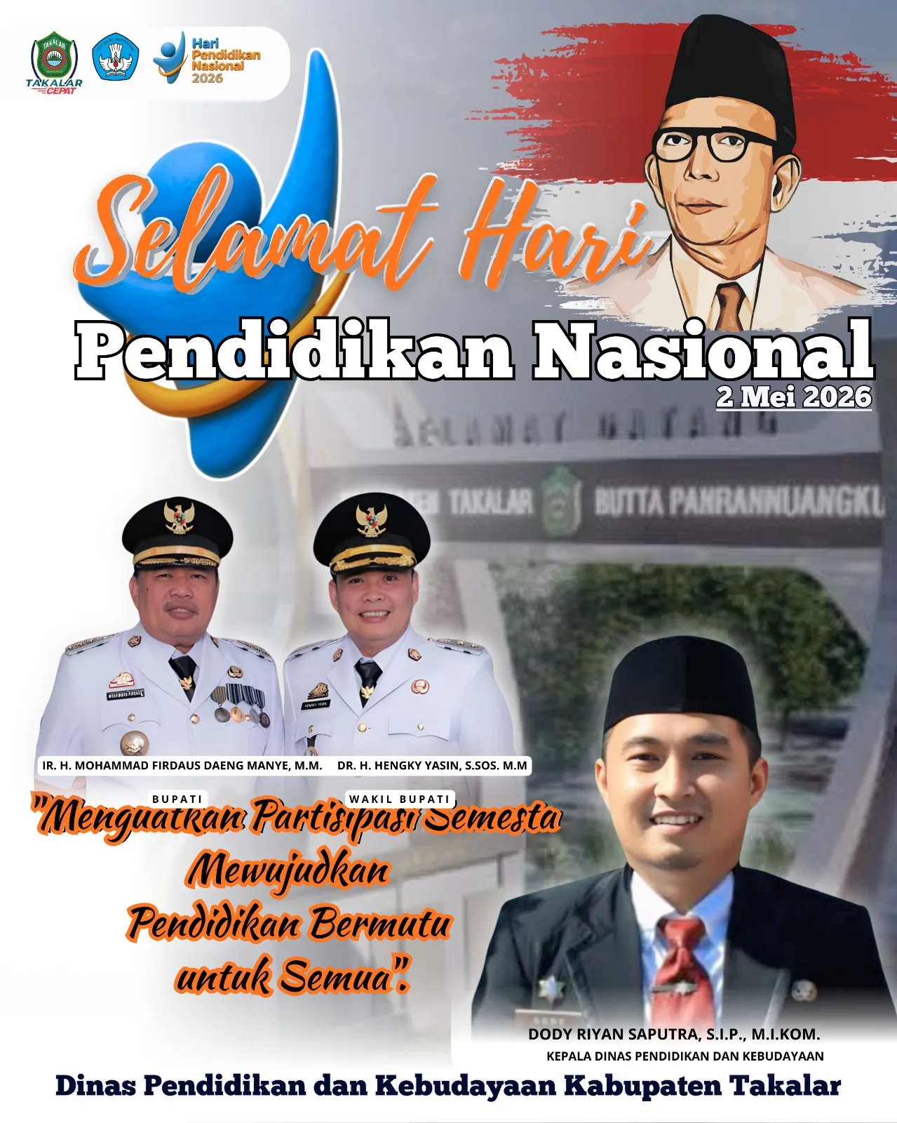 Hardiknas - Kepala Dinas Pendidikan Takalar