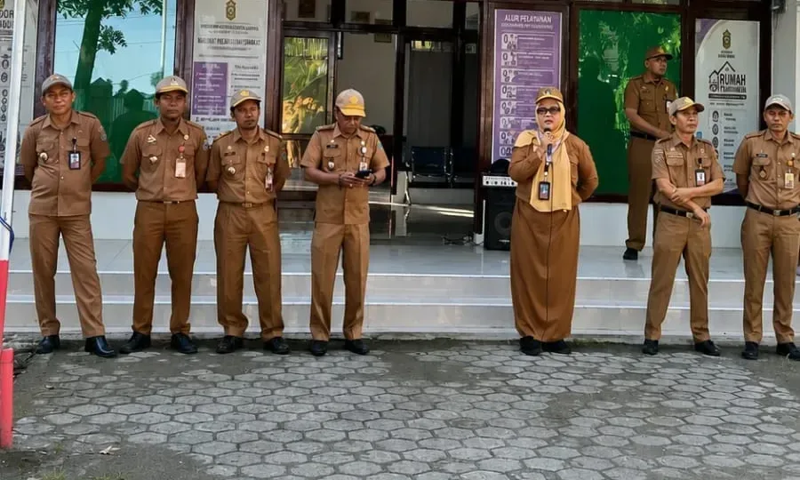 Pimpin Apel, Camat Pattallassang Ingatkan ASN Soal Disiplin dan Pemahaman Program Kecamatan
