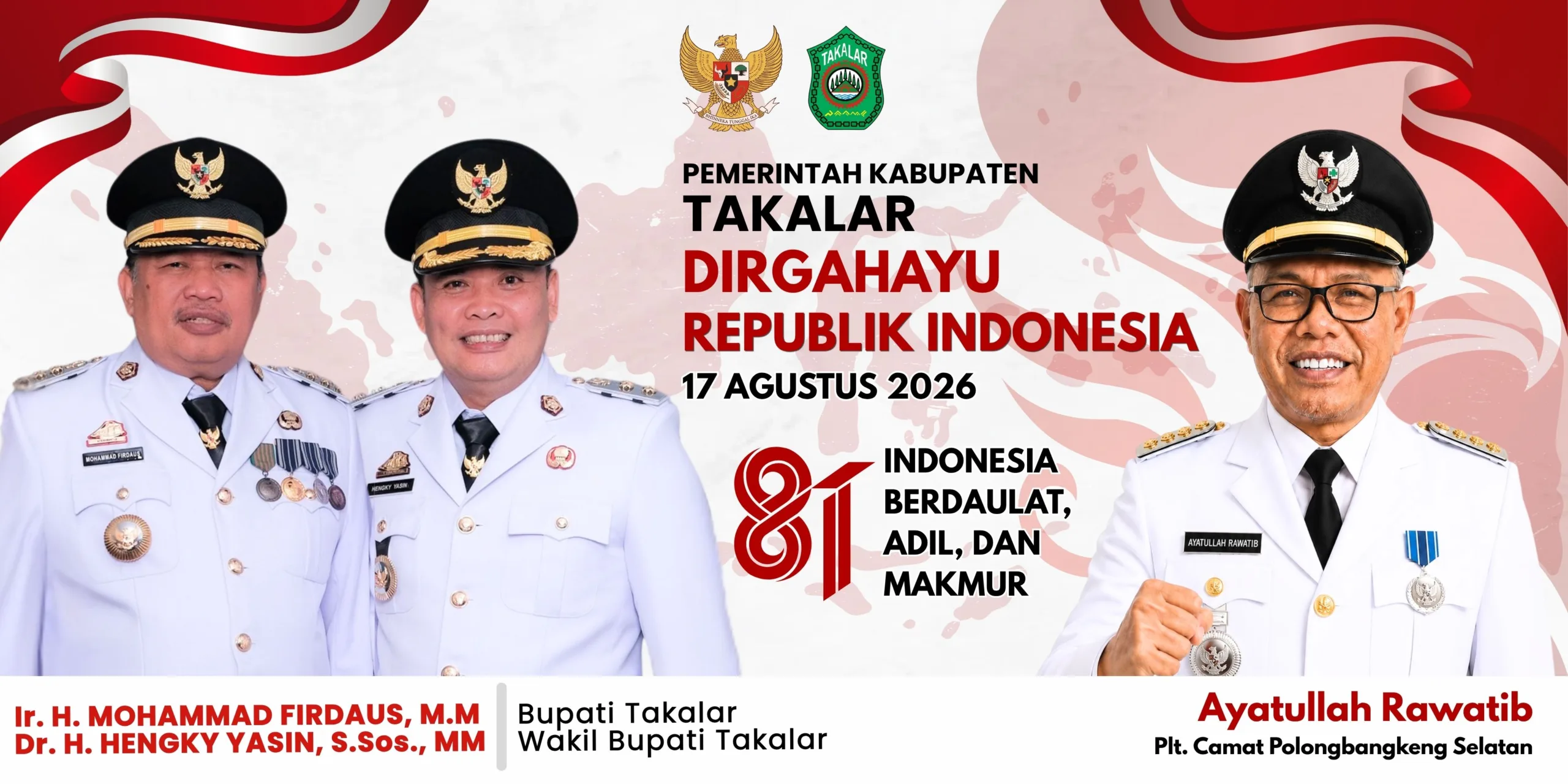 HUT ke-81 RI Ayatullah Rawatib - Plt. Camat Polongbangkeng Selatan