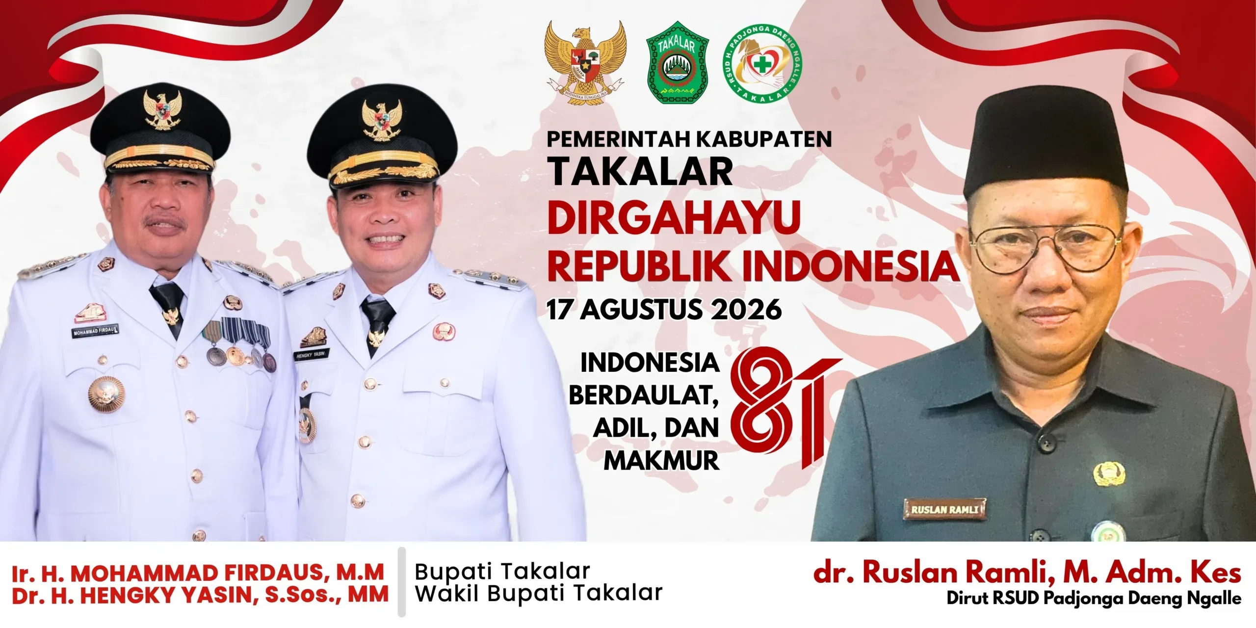 SULSELBERITA - dr. Ruslan Ramli, M. Adm. Kes, HUT Ke-81 RI