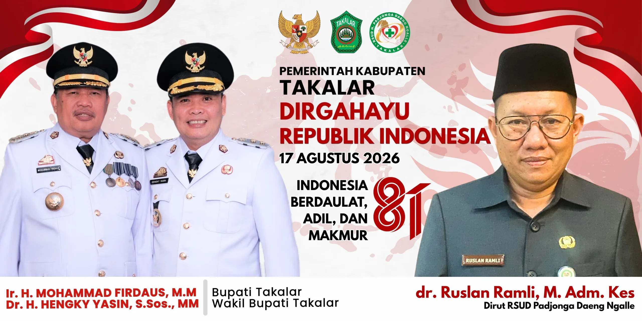 dr. Ruslan Ramli, M. Adm. Kes, HUT Ke-81 RI dr. Ruslan Ramli, M. Adm. Kes, HUT Ke-81 RI