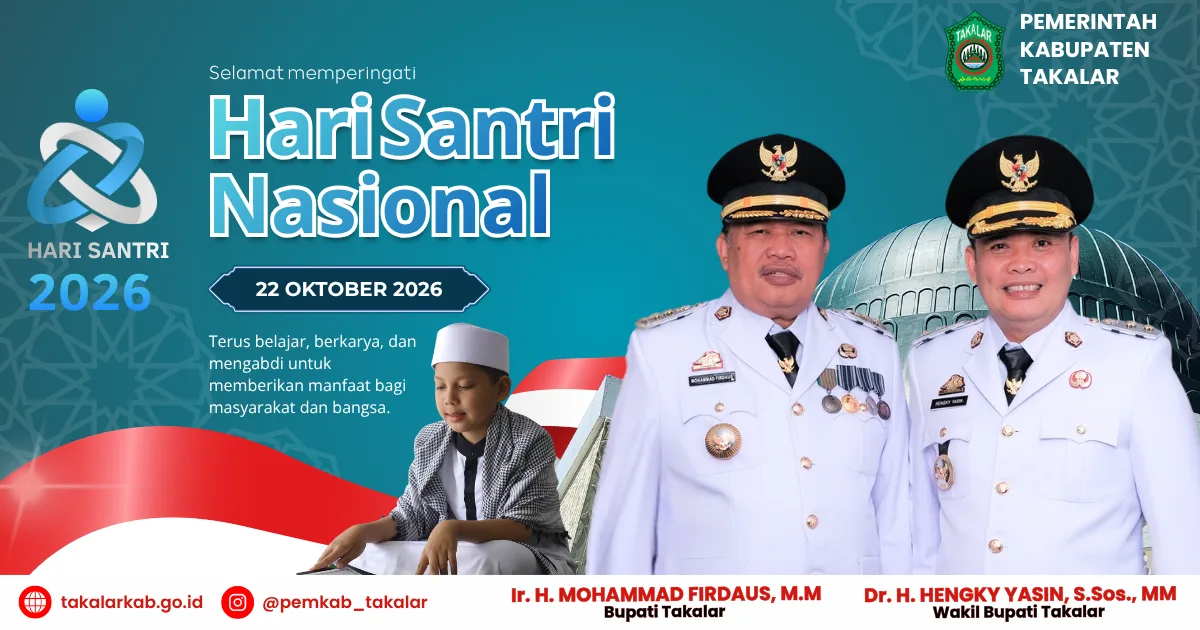 Hari Santri Nasional, Bupati dan Wakil Bupati Takalar