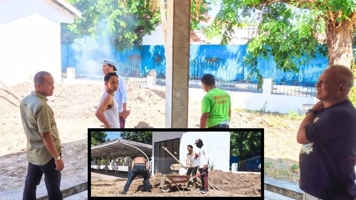 Meski WFH, Sekwan Takalar Pimpin Kerja Bakti Bersihkan Halaman Gedung DPRD Meski WFH, Sekwan Takalar Pimpin Kerja Bakti Bersihkan Halaman Gedung DPRD